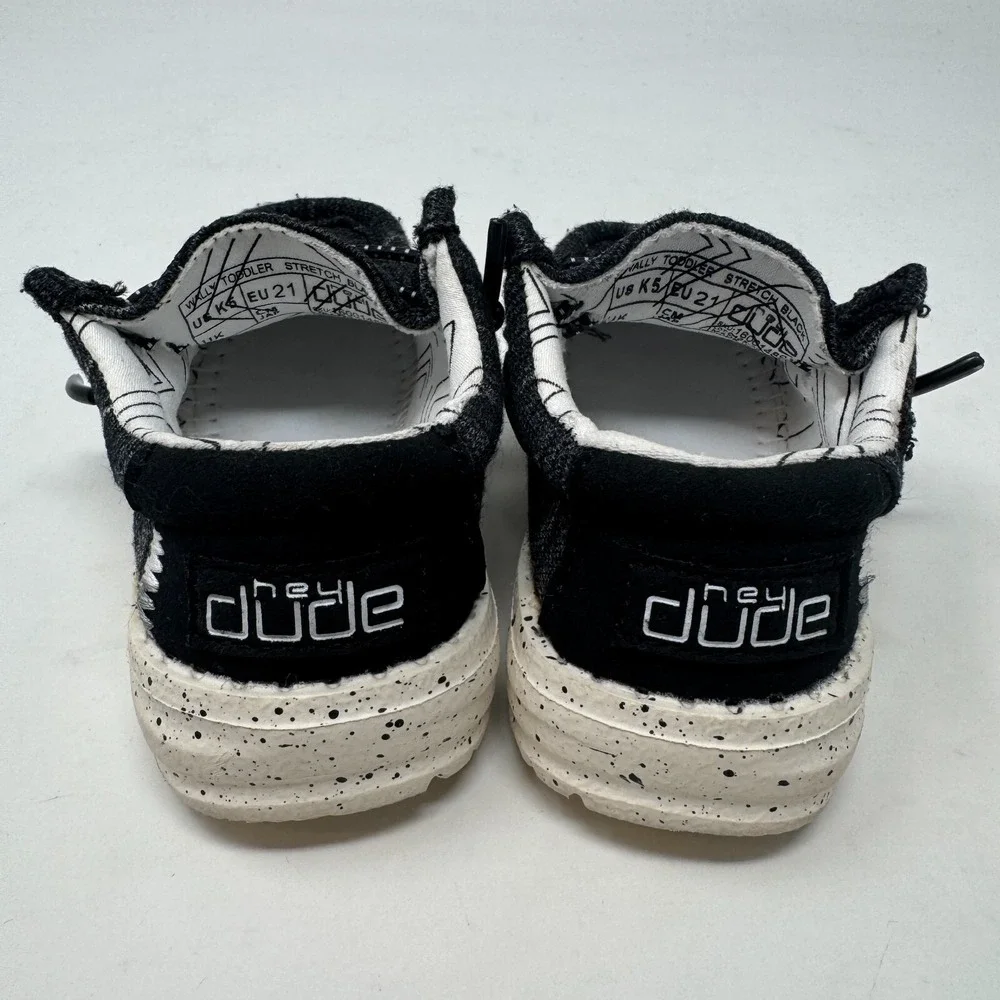 Hey Dude Shoes‎ Size US K5 EU 21 Toddler Black (NO INSERTS)